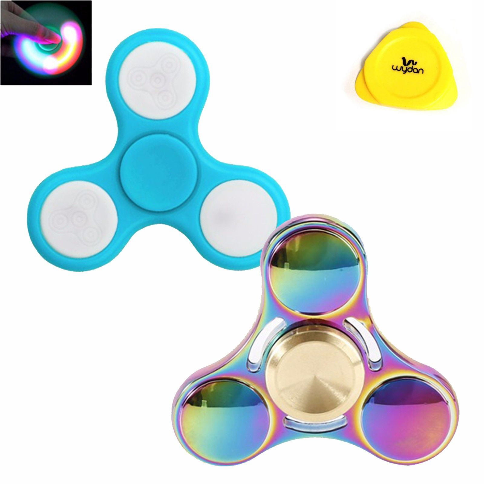 Details about   Rainbow Alien Fidget Spinner Toy All Metal Boys Girls Kids Adults ADHD Focus EDC 