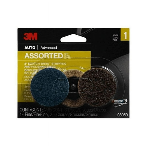 3M 03059 Scotch-Brite 2" Stripping/Polishing Disc