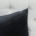 thumbnail image 5 of Home Soft Things Supersoft 20-inch Throw Pillow Covers (Set of 4) Black Polyester, 5 of 5