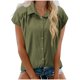 thumbnail image 1 of Camisas de Manga Larga para las Mujeres de Ajuste Suelto de las Mujeres de Algodón de Lino Blusa Casual Cuello en V, Poliéster, 1 of 9