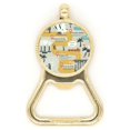 thumbnail image 1 of Singapore Famous Spots Route Beer Bottle Cap Opener Stainless Steel Key Chain, 1 of 3