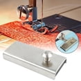 thumbnail image 3 of 2Pcs Seam Guide for Sewing Machine,Metal Sewing Strait-Edge Guide,Multifunctional Ruler, Hemmer Guide,Seam Guide,Hem Guide for Walking Foot Sewing Machine,Sewing Supplies Accessories(Silver), 3 of 6