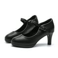 thumbnail image 7 of kkdom Women Mary Jane High Heels Platform Dress Shoes Pump Black Size 6.5, 7 of 7