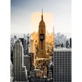 thumbnail image 2 of Braun Studio 19x24 Gold Ornate Wood Framed with Double Matting Museum Art Print Titled - NY trace, 2 of 4