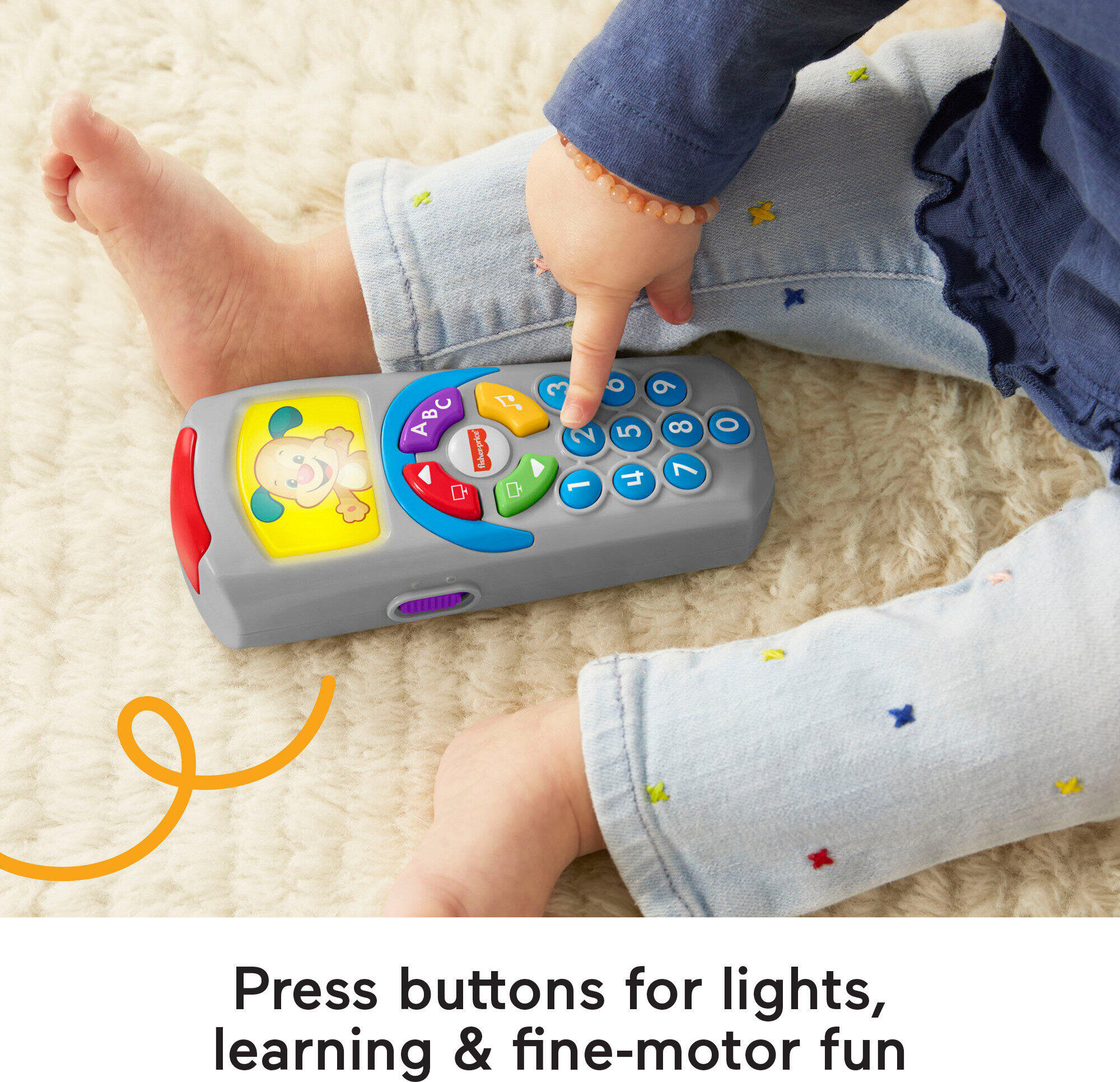 Fisher-Price Laugh & Learn Puppy’s Remote Baby & Toddler Learning Toy with Music & Lights - image 5 of 7