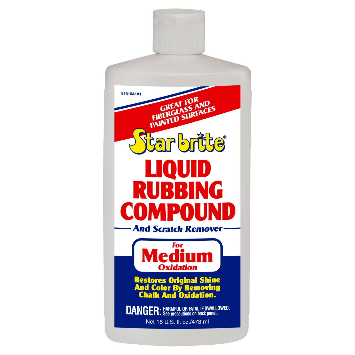 STAR BRITE Liquid Rubbing Compound Paste 16 oz 713354