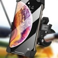 thumbnail image 6 of HONMEET Black Motorcycle Phone Mount with Handlebar Bracket Clip and Non- Pads for Bikes and Motorbikes, 6 of 9