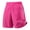 P342 Hot Pink, variant on Tfken Men Classic Shorts Elastic Waist Stretchy Loose Lightweight Shorts Outdoor Breathable Running Leisure Sports Male Trendy Clothes Black