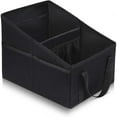 thumbnail image 3 of Car organizer for front and back seats, seat storage bag black, 3 of 5