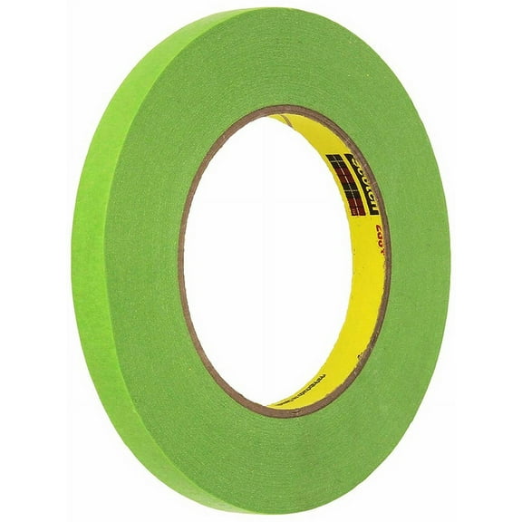 2PK 3M 26332 Scotch Performance Masking Tape 233 , 12 mm x 55 m, Green
