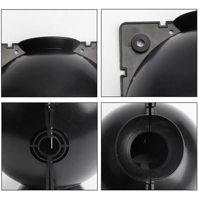 Caja de enraizamiento de plantas de 8 cm bola de propagación de injertos de alta presión (negro M) JShteea Libre de BPA