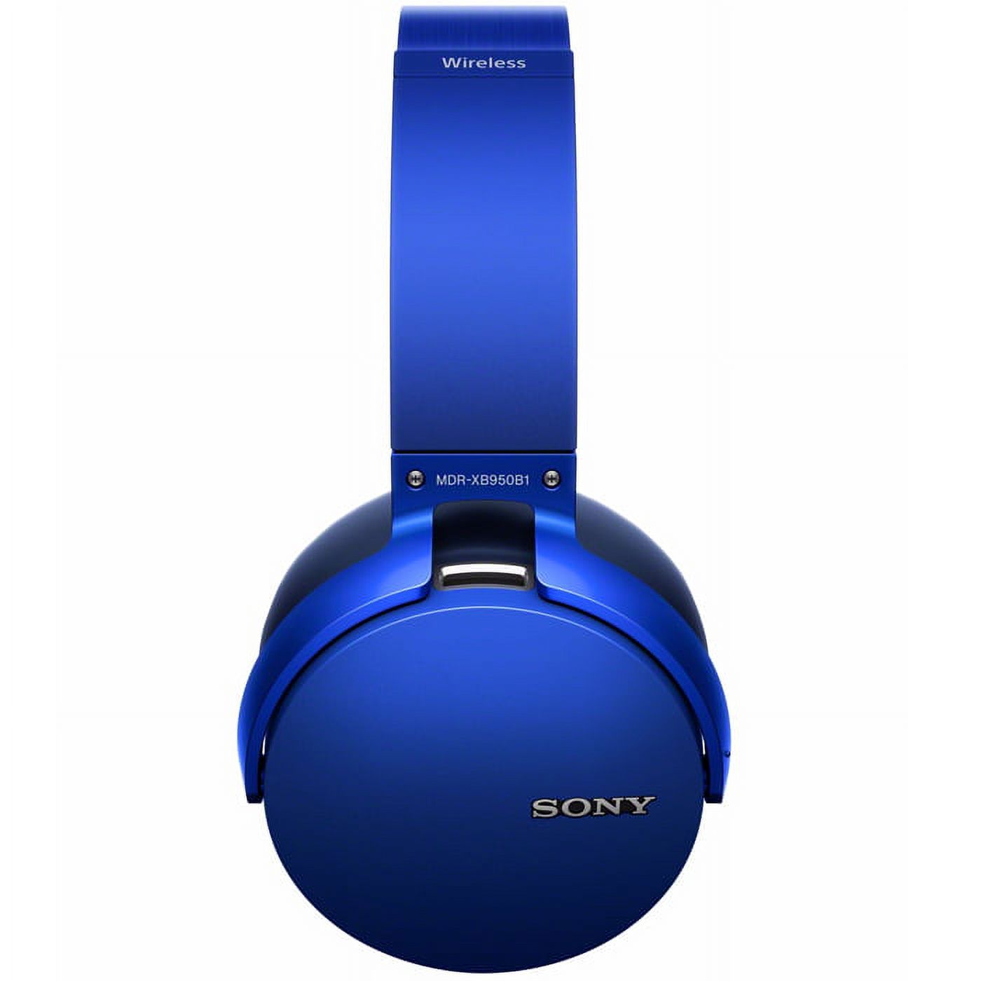 SONY MDR-XB950B1/L Blue Wireless Extra BassTM Headphones - image 5 of 10