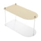 thumbnail image 1 of Organizador de baño acrílico multicapa, especiero para oficina, dormitorio y baño. 2 capas de blanco, 1 of 9
