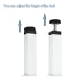 thumbnail image 4 of Uxcell 2 Pcs Adjustable Height Center Support Leg, 7Inch Bed Support Legs, White, 4 of 7