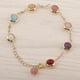 thumbnail image 3 of Multicolores de de Cristal Brazalete de 19 cm de Longitud Sunnimix Pulsera Rainbow Gemstone, 3 of 8