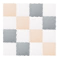 thumbnail image 2 of de rompecabezas para bebés, baldosas de ejercicio de protección de piso suave entrezadas, alfombra de juguete para niños, baldosas de , Beige Gris 16 Beige 16 yotijar Alfombras de juego de espuma, 2 of 4