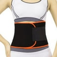 thumbnail image 1 of Weight Lifting Waist Belt with Support - orange,, 1 of 10