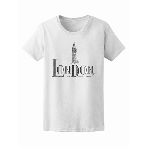Big Ben London Uk Sketch Tee Men's -Image by Shutterstock