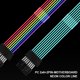 thumbnail image 4 of Cable de extensión de fuente de alimentación Cable de extensión de fuente de alimentación A-RGB ATX 24Pin PCIe GPU Dual Triple 8-Pin 6+2Pin FLhrweasw El nuevo, 4 of 8