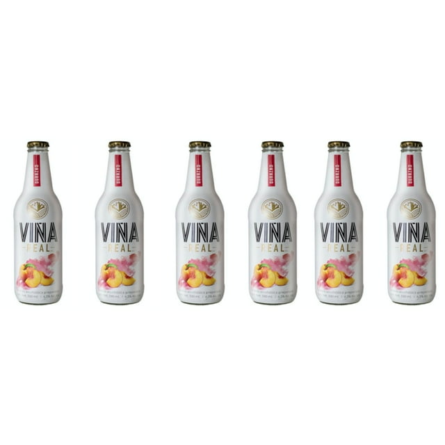 Pack de 6 Cooler Viña Real Durazno 330 ml Generico Durazno