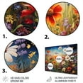 thumbnail image 3 of Designart "Symphony of Colorful Wildflowers III" Floral Metal Wall Art Prints, 3 of 5