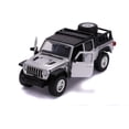 thumbnail image 3 of Jada 32031 2020 Jeep Gladiateur Camionnette Argent avec Toit Noir Fast & Furious Film 1-32 Voiture Miniature Moulée sous Pression, 3 of 5