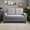 Light gery, variant on 53" Loveseat Sofa, Small Couches 2 Seater Couch for Living Room Comfy Modern Sofa for Bedroom Apartment Office, Brown