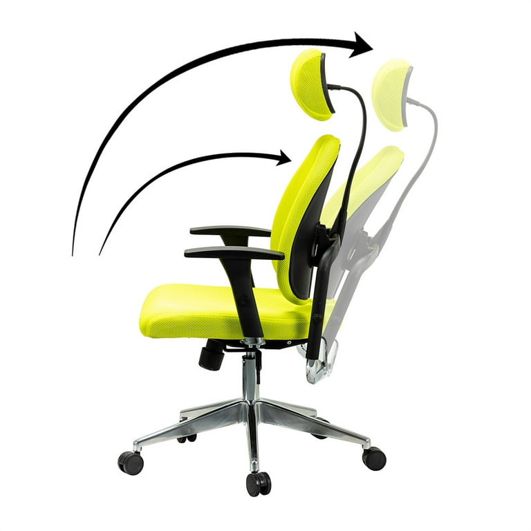 Yellow ergonomic office chair clearance