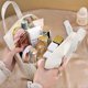 thumbnail image 4 of Shell Shaped Makeup Bag Portable Makeup Storage Pouch with Handle for Hand Cream Body Lotion, 4 of 5