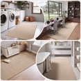 thumbnail image 6 of QiCaiJia 2x3 ft Brown Boho Kitchen Runner Rugs Mat Non Slip Woven Runners for Hallways Washable, Soft Long Entryway Laundry Hall Floor Runner Carpet for Indoor Backdoor Bedroom Kitchen Living Room, 6 of 8