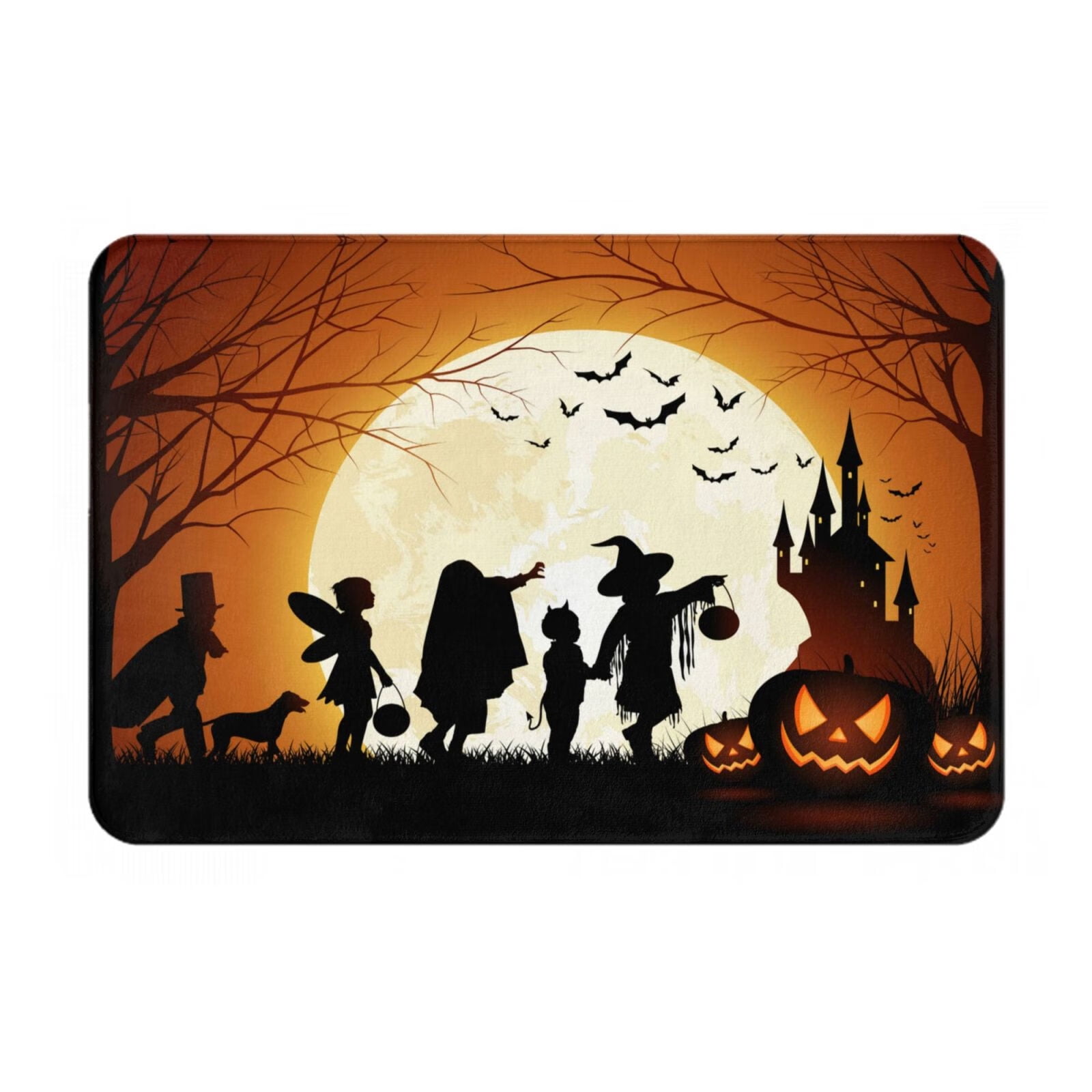 JOOCAR Halloween Decorative Doormat, Indoor Outdoor Doormat Non Slip,  Perfect Greeting Front Door Mat (24 X 16 inch） - Walmart.com