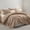 Beige, variant on Moonlight20015 2 Piece Quilt Set Floral Pattern Modern Embossed Coverlet Soft Microfiber Twin Silver