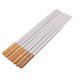 thumbnail image 1 of Brochetas para barbacoa, brochetas extralargas de acero inoxidable de 60 cm con mango de roble macizo, juego de 7, 1 of 5