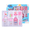Pink, variant on BUTOMKY Newborn Baby Bottle Gift Set, Anti-Colic Wide Neck Feeding Bottles with Baby Bottle,Bottle Brush & Baby Care Accessories for Baby Shower