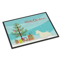 Carolines Treasures CK3569JMAT Westie Christmas Tree Door Mat Indoor Rug or Outdoor Welcome Mat 24x36 Doormat 36"L x