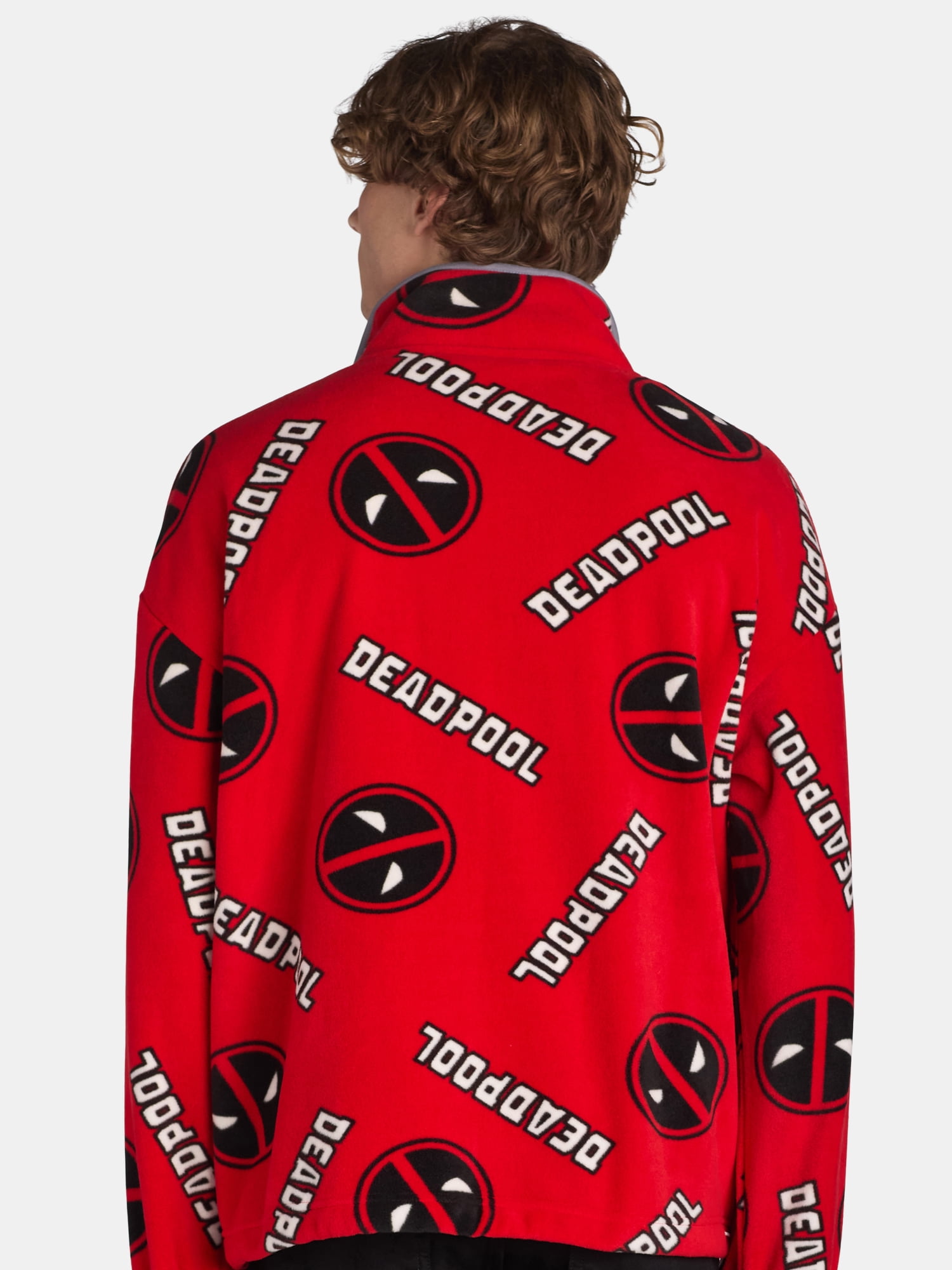 Deadpool 3 Men's and Big Men’s Microfleece Graphic Sweatshirt, Sizes XS-3XL