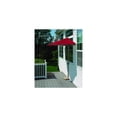 thumbnail image 3 of Half Umbrella 9' Wide - Jockey Red Patio Shade - Wall Mounted Awning - Easy Setup - Brella, 3 of 7