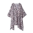 thumbnail image 1 of Nouveaux Hauts d'Été pour Femmes 2023 Grande Taille Mode Col Rond Manches Longues Imprimé Blouses Décontractées pour Sorties Hauts Manches Longues Chemise pour Femmes, 1 of 7