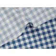 thumbnail image 5 of oneOone Velvet Medium Blue Fabric Check Check Dress Material Fabric Print Fabric By The Meter 58 Inch Wide, 5 of 5