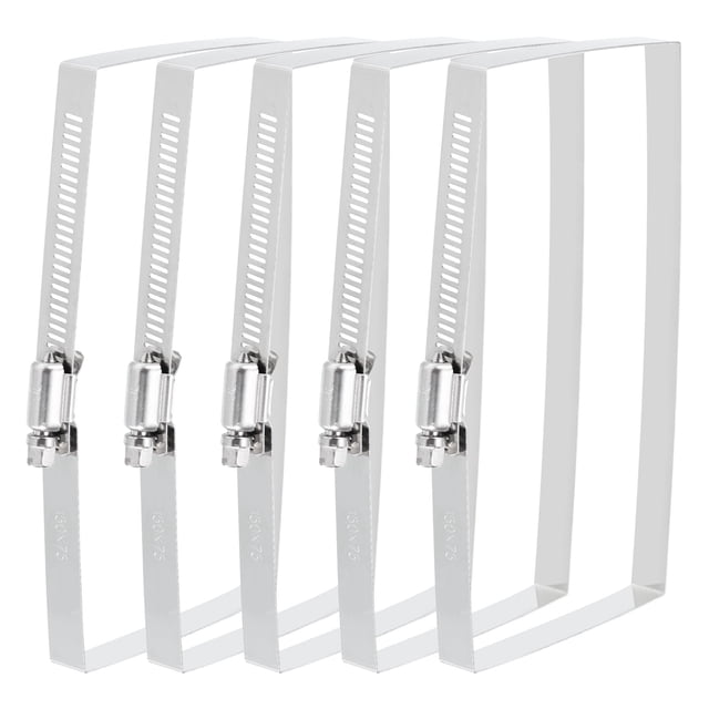 Unique Bargains Rectangular Hose Clamps, 6' x 3' 304 Stainless Steel Square Duct Pipe Clamp