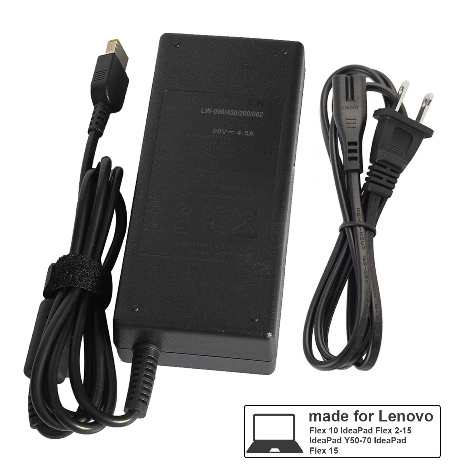multifunctioneel Feest Zuinig 90W 20V AC Adapter Charger for Lenovo ideapad Flex 10 Flex 2-15 Flex 15 Y50- 70 - Walmart.com