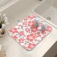 thumbnail image 7 of Ryvnso Elegant Flowers-r1 Dish Drying Mat for Kitchen Countertop 18x24 Large Dish Pad Drainer Rack Dish Sink Mats, 7 of 7