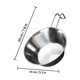 thumbnail image 2 of IDEANATEGRATE 3Ud Tazas Plegables De Acero Inoxidable Para Exteriores Y Uso Doméstico, 2 of 8