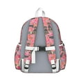 thumbnail image 3 of Chihuahua and Flower Florals Backpack for School,Cute School Bag,Schoolbag with Adjustable Shoulder Straps & Padded Back,13.4"x11"x4.7", 3 of 6