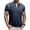 Navy, variant on BUIGTTKLOP Mens Casual T Shirts Short Sleeve Shirts Button up Collared Gym Workout Athletic Tees