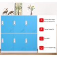 thumbnail image 4 of MECOLOR 4, 6, 9 Door Metal Office Storage Locker Cabinet, Gym School and Home Locker,Metal Locker Storage for Employee Staff or Workers(Blue,6D), 4 of 15