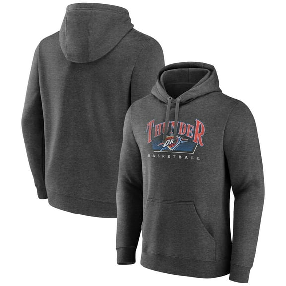Men's Charcoal Oklahoma City Thunder Selection Pullover Hoodie