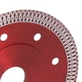 thumbnail image 2 of 115mm Diamond Saw Blade with Washer - Dry/Wet Cutting Disc for Ceramic, Granite, Marble,Red Alloy Wheel with 13200RPM Max Speed, 22.23mm Inner Diameter, 1.2mm Thickness for Efficient Safe Operation, 2 of 9