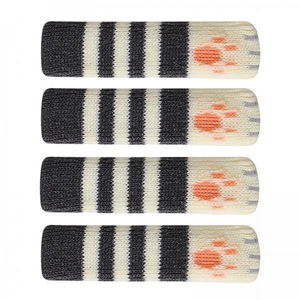 3x 4Pcs handle for door Paw Shaped Door Knob Cover Anti Collision Cartoon Knitting Door sleeve of handle for Home Furniture Door 3 piezas