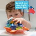 thumbnail image 3 of Juego de juguetes de baño Nuby Pirate Pals para mayores de 18 meses con juguetes para barcos y chorros, 3 of 6